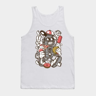 Unhealthy Robot Tank Top